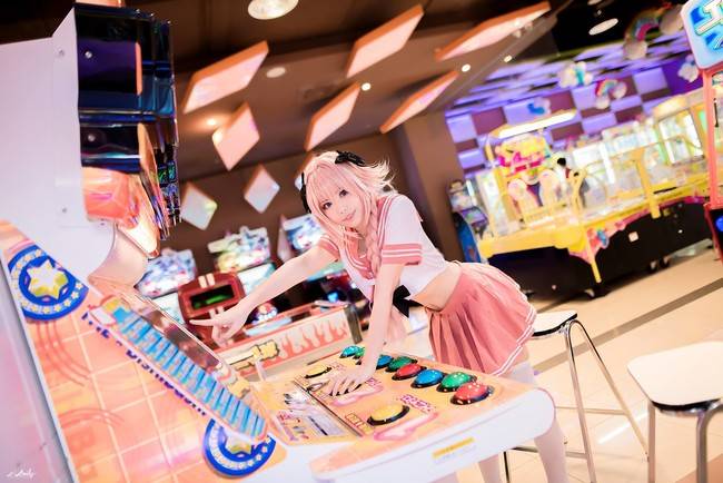 Cosplay福利/白丝过膝袜 Fate/Grand Order 阿斯托尔福COSPLAY cn:KaYa-萱