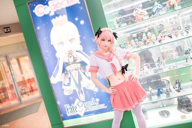 Cosplay福利/白丝过膝袜 Fate/Grand Order 阿斯托尔福COSPLAY cn:KaYa-萱