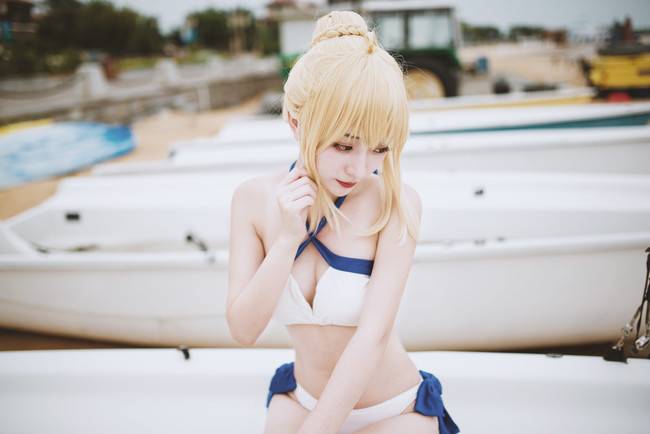 Cosplay福利/《留住夏天的脚步》Fate/GrandOrder saber COSPLAY美图欣赏 cn:桃墨