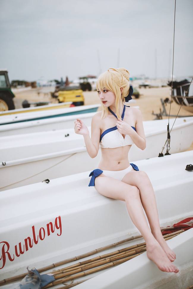 Cosplay福利/《留住夏天的脚步》Fate/GrandOrder saber COSPLAY美图欣赏 cn:桃墨