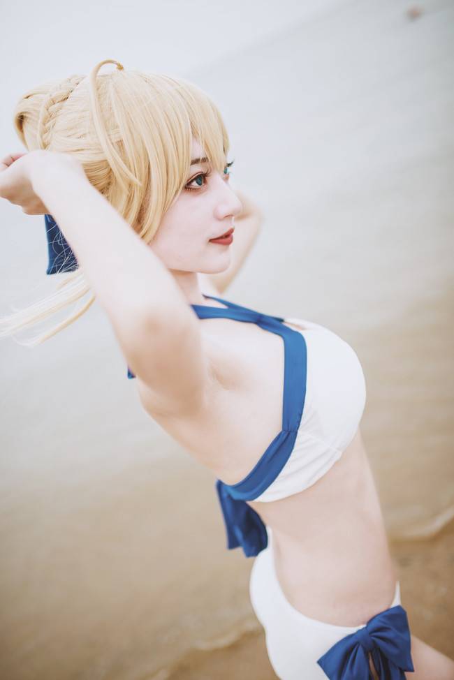 Cosplay福利/《留住夏天的脚步》Fate/GrandOrder saber COSPLAY美图欣赏 cn:桃墨