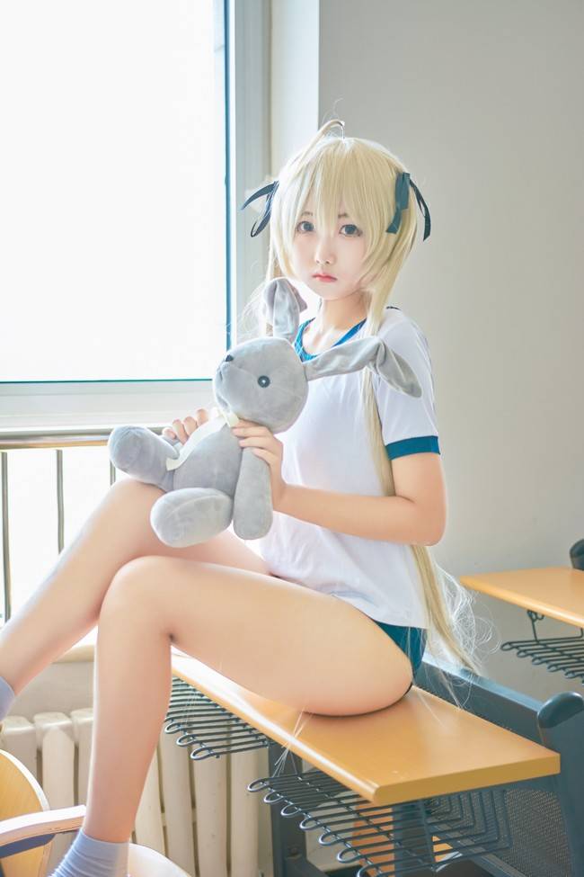 Cosplay福利/体操服少女 缘之空春日野穹COSPLAY美图欣赏 cn:笨蛋小欢_