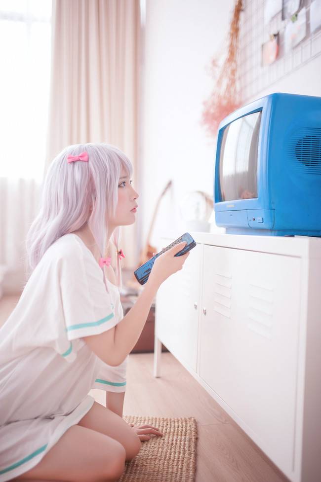 Cosplay福利/美丽睡衣少女 埃罗芒阿老师和泉纱雾COSPLAY