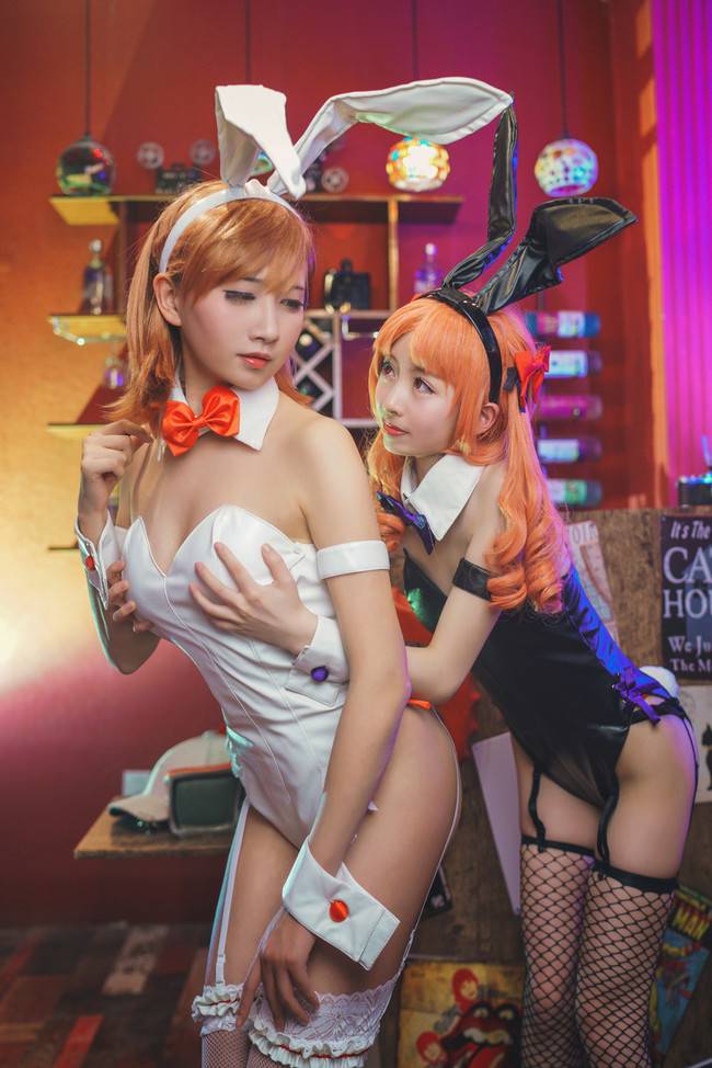 Cosplay福利/性感兔女郎 某科学的超电磁炮 御坂美琴COSPLAY美图欣赏 cn:雪瞳 白井黑子 cn:丸子