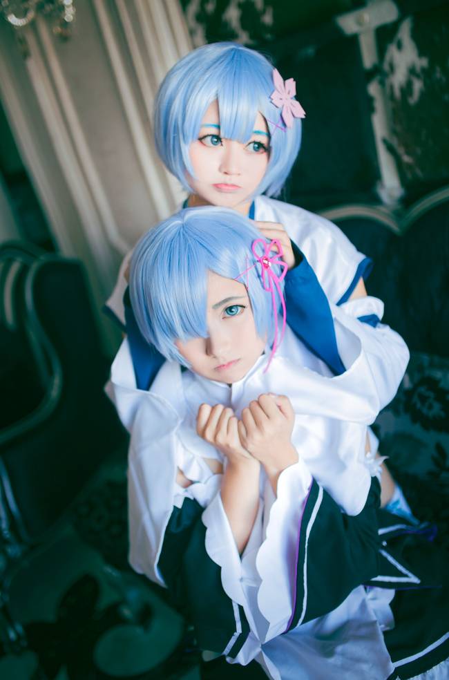 Cosplay福利/蕾姆cosplay萝莉女仆白丝福利