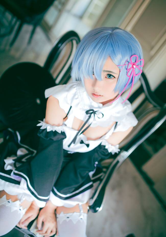 Cosplay福利/蕾姆cosplay萝莉女仆白丝福利