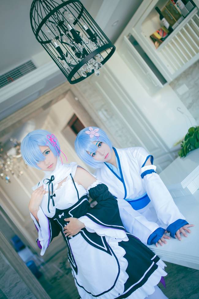 Cosplay福利/蕾姆cosplay萝莉女仆白丝福利