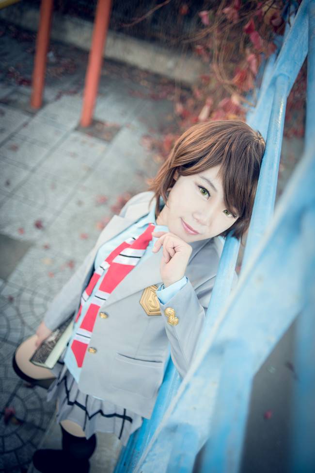 Cosplay福利/《迷离的目光离不开你》四月是你的谎言 小椿COSPLAY美图欣赏 cn:孤影喵