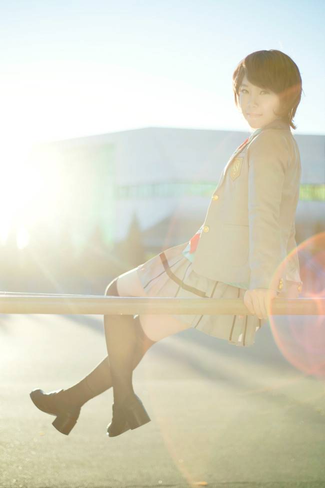 Cosplay福利/《迷离的目光离不开你》四月是你的谎言 小椿COSPLAY美图欣赏 cn:孤影喵