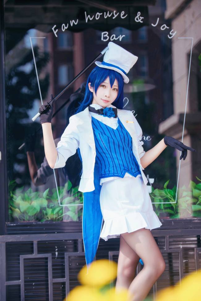 Cosplay福利/Love Live!绚濑绘里cosplay美女黑丝御姐福利