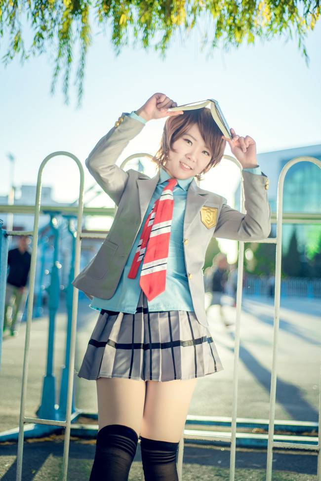 Cosplay福利/《迷离的目光离不开你》四月是你的谎言 小椿COSPLAY美图欣赏 cn:孤影喵