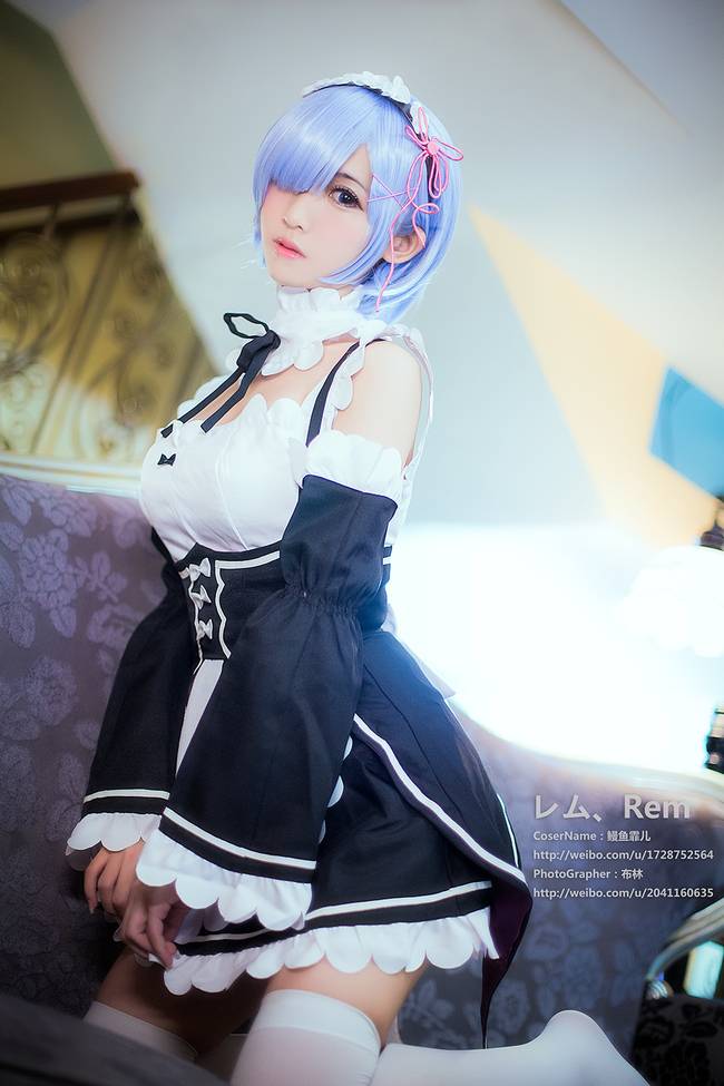 Cosplay福利/Re从零开始的异世界生活 蕾姆 拉姆 萝莉白丝cosplay福利