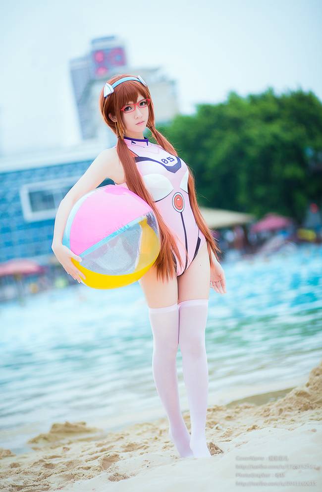 Cosplay福利/新世纪福音战士 真希波 性感御姐水着cosplay福利