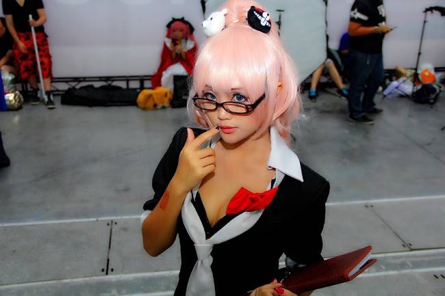 Cosplay福利/弹丸论破江之岛盾子 美女巨乳cosplay福利