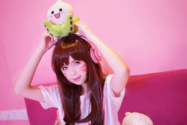 Cosplay福利/守望先锋DVa 二次元萝莉私房cosplay福利