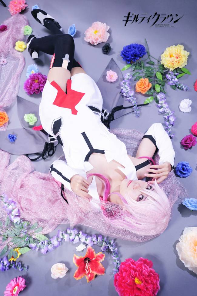 Cosplay福利/女神罪恶王冠楪祈 性感美腿黑丝cos福利图片