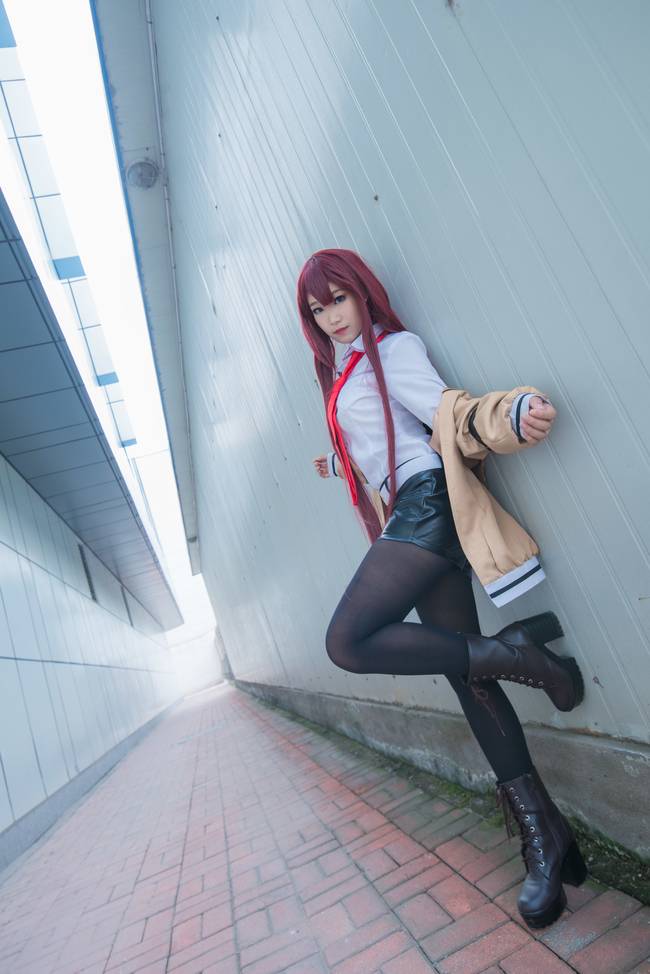 Cosplay福利/命运石之门牧濑红莉栖 御姐性感黑丝高跟美腿