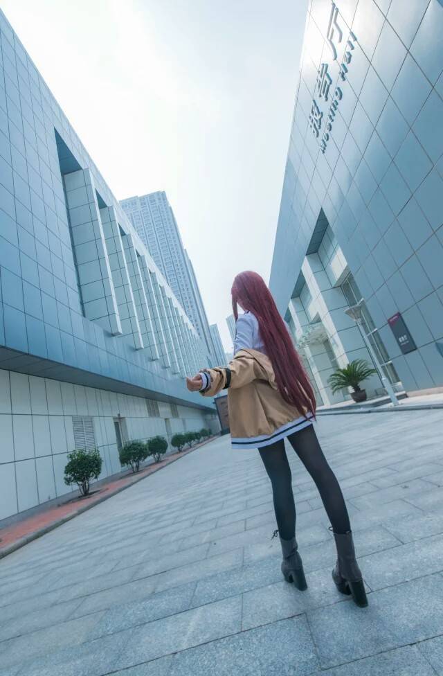 Cosplay福利/命运石之门牧濑红莉栖 御姐性感黑丝高跟美腿