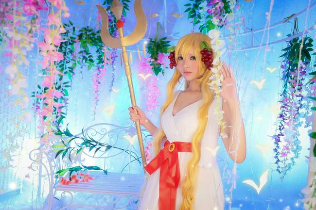 Cosplay福利/魔笛MAGI莎赫扎德 美女巨乳cos福利图片