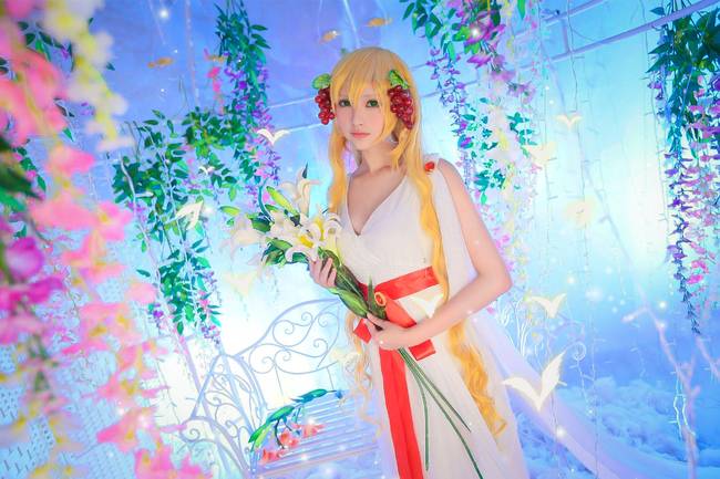 Cosplay福利/魔笛MAGI莎赫扎德 美女巨乳cos福利图片