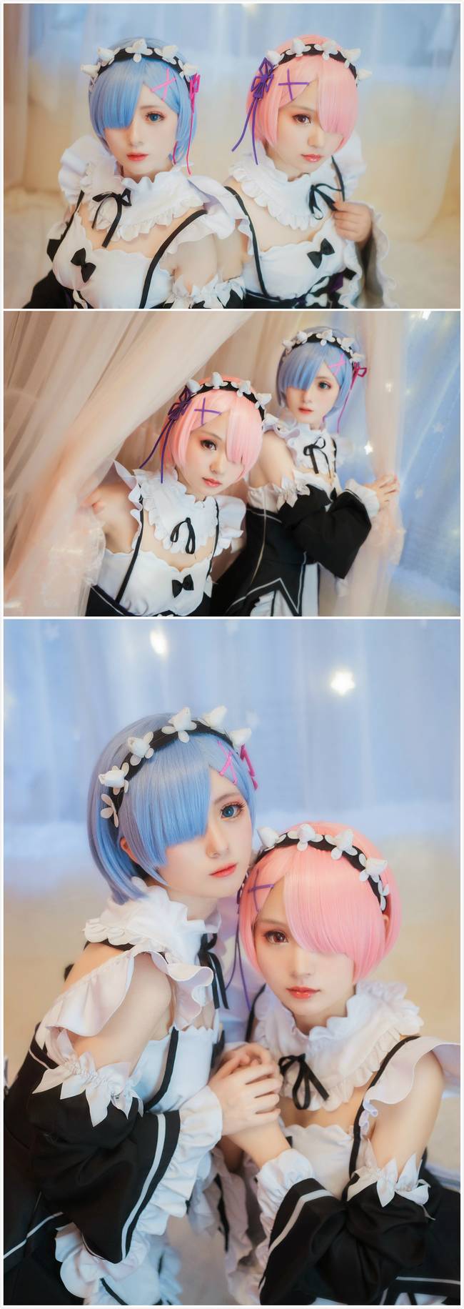 Cosplay福利/Re从零开始的异世界生活拉姆 女仆装白丝cosplay福利