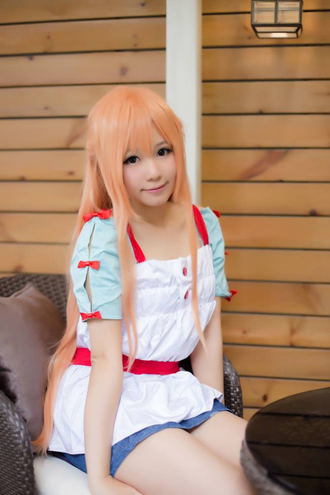 Cosplay福利/刀剑神域亚丝娜 萝莉短裙cos福利图片