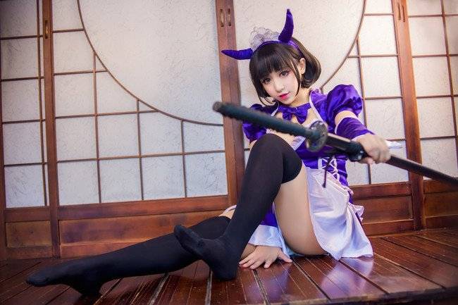 Cosplay福利/【腿控福利】妖刀少女黑丝长腿巨乳美女御姐cos福利