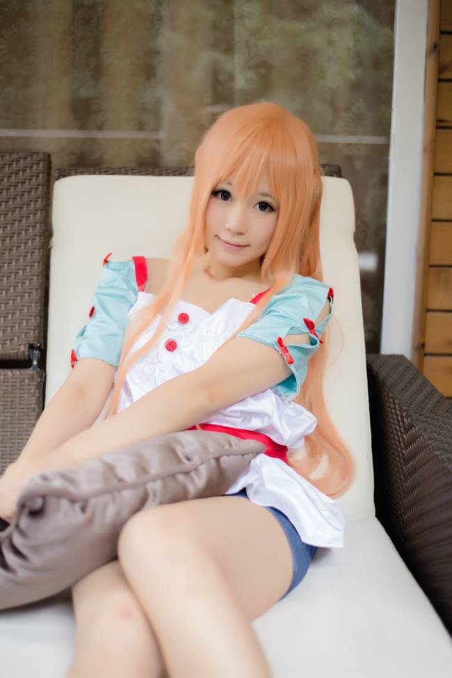 Cosplay福利/刀剑神域亚丝娜 萝莉短裙cos福利图片