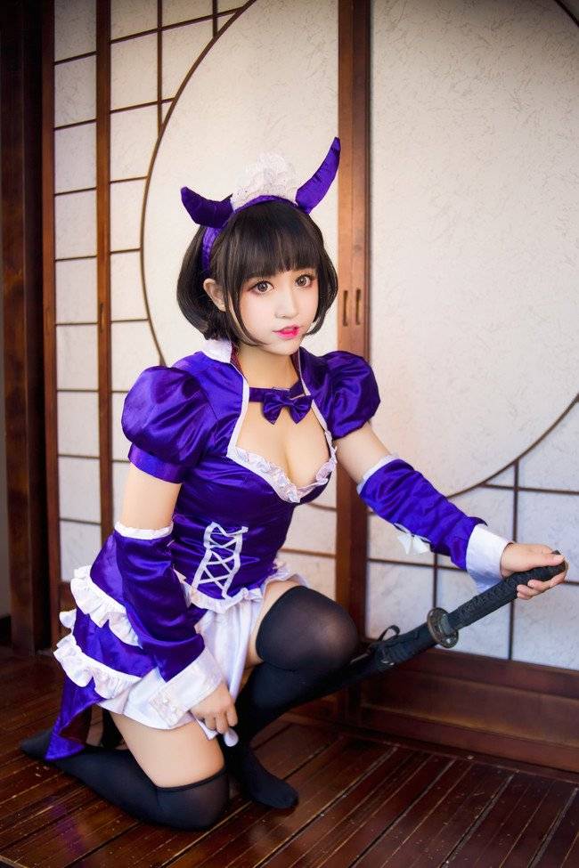 Cosplay福利/【腿控福利】妖刀少女黑丝长腿巨乳美女御姐cos福利