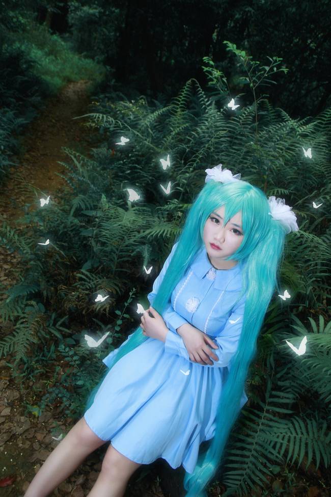 Cosplay福利/VOCALOID 初音未来 萝莉腿控cos福利