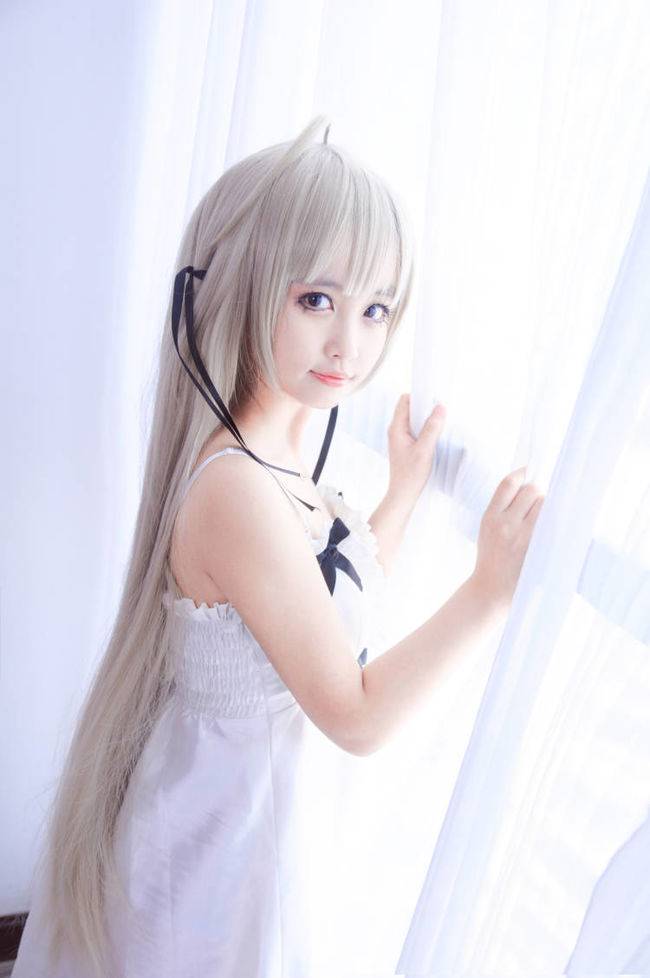 Cosplay福利/【腿控福利】缘之空 春日野穹睡衣裸足cos福利