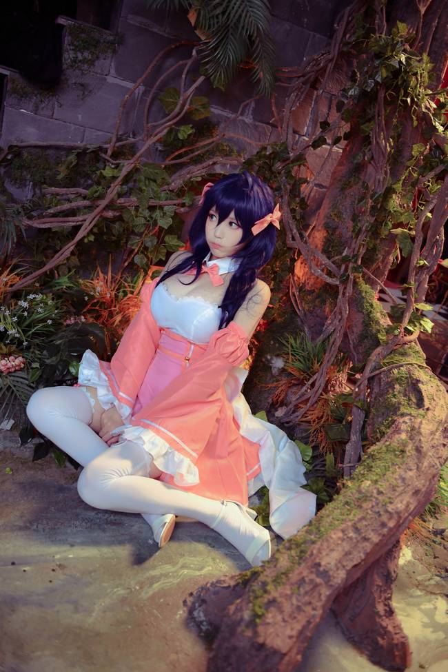 Cosplay福利/玉置亚子白丝美腿cos福利 巨乳美少女萝莉
