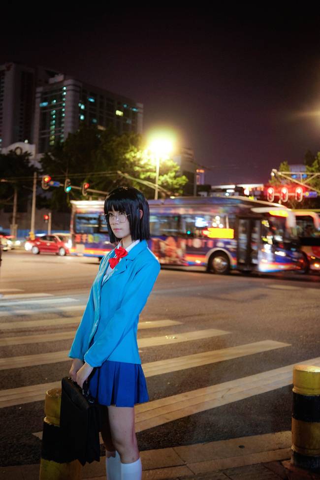 Cosplay福利/无头骑士异闻录 园原杏里 性感cos福利 眼镜娘制服