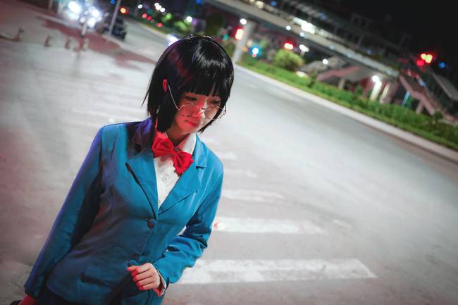 Cosplay福利/无头骑士异闻录 园原杏里 性感cos福利 眼镜娘制服