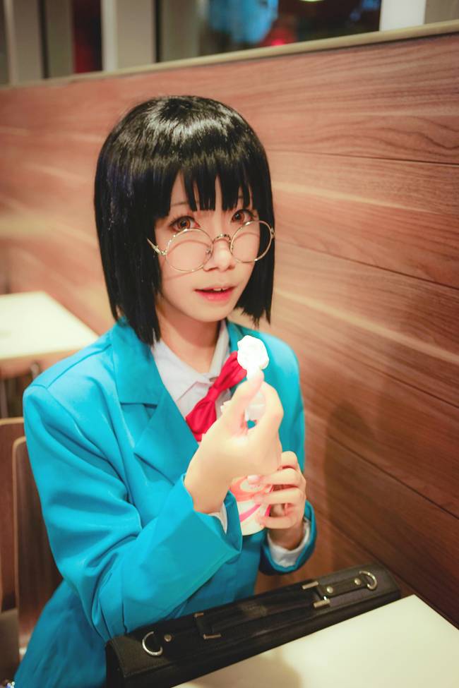 Cosplay福利/无头骑士异闻录 园原杏里 性感cos福利 眼镜娘制服