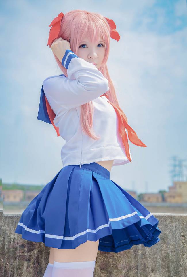 Cosplay福利/天才麻将少女原村和 萝莉白丝cos福利