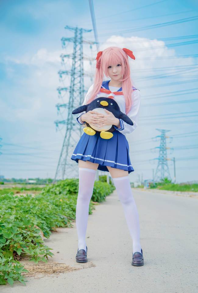 Cosplay福利/天才麻将少女原村和 萝莉白丝cos福利