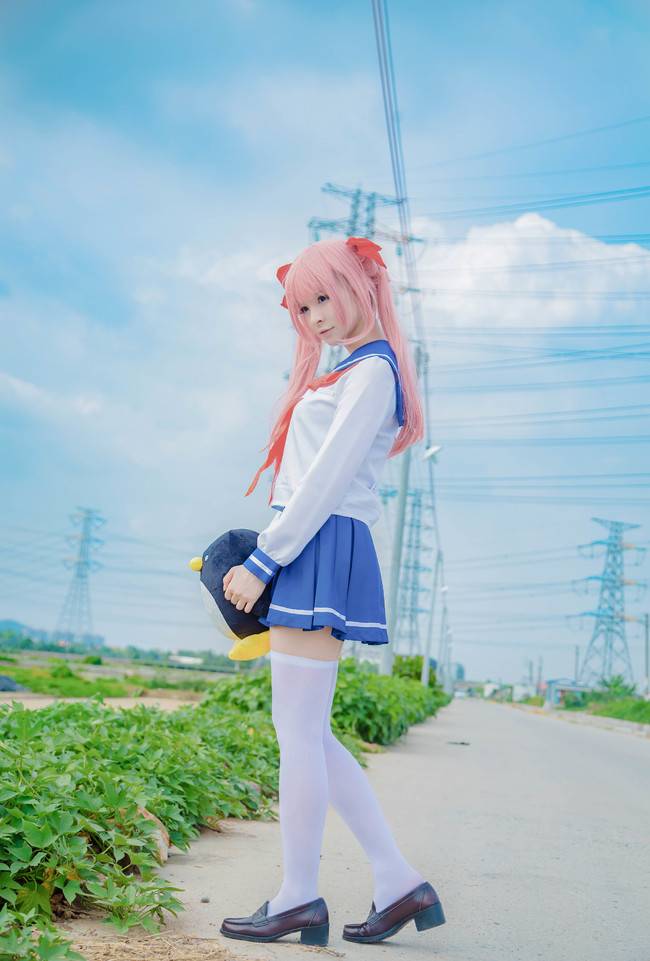 Cosplay福利/天才麻将少女原村和 萝莉白丝cos福利