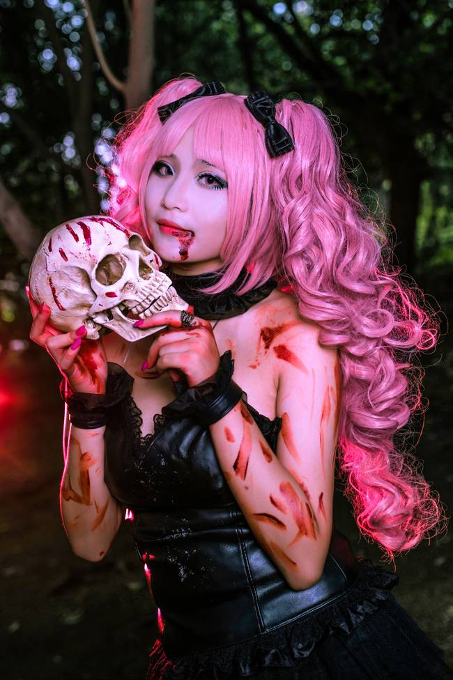Cosplay福利/女王野性魅力 尸鬼清水惠 血腥cos