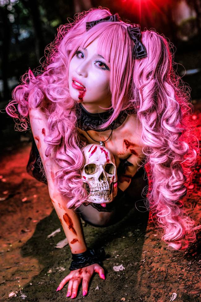 Cosplay福利/女王野性魅力 尸鬼清水惠 血腥cos