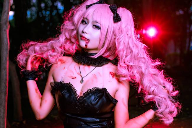 Cosplay福利/女王野性魅力 尸鬼清水惠 血腥cos