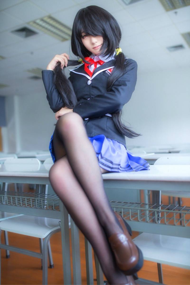 Cosplay福利/黑丝腿玩年绝对领域