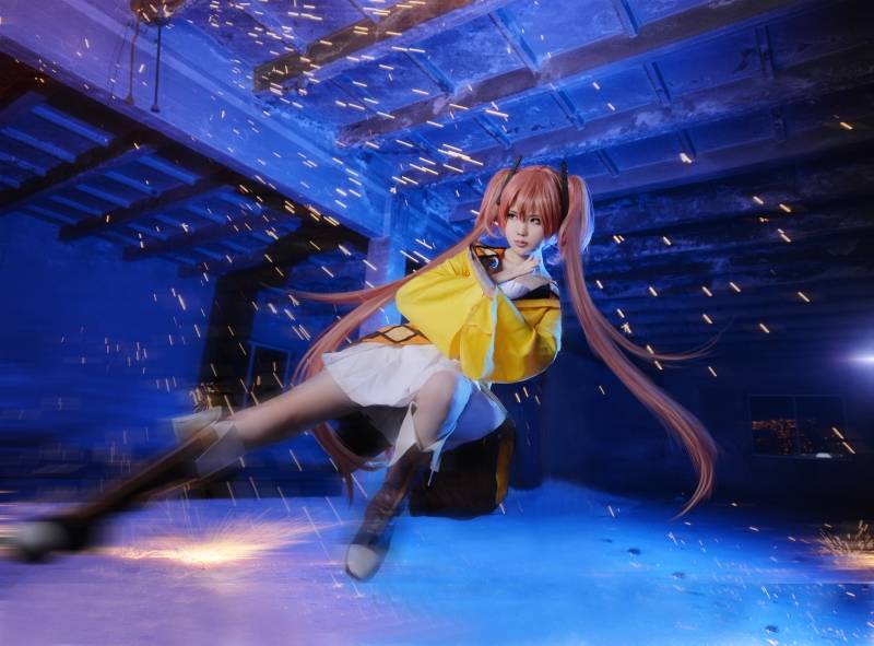 Cosplay福利/黑色子弹蓝原延珠萝莉cosplay图片