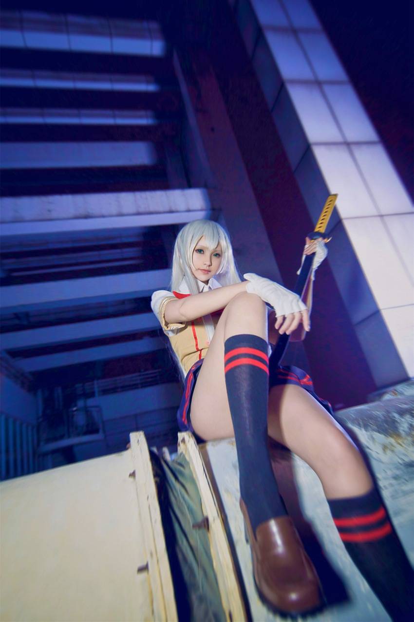 Cosplay福利/美女COS赵云子龙 腿玩年