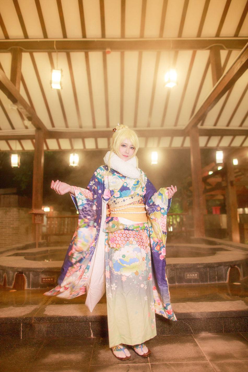 Cosplay福利/Love Live!绚濑绘里和服COS