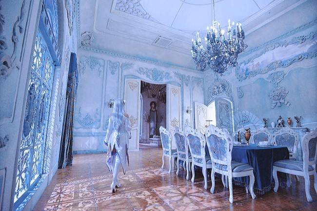 Cosplay福利/《从零开始的异世界生活》艾米莉娅白丝COS