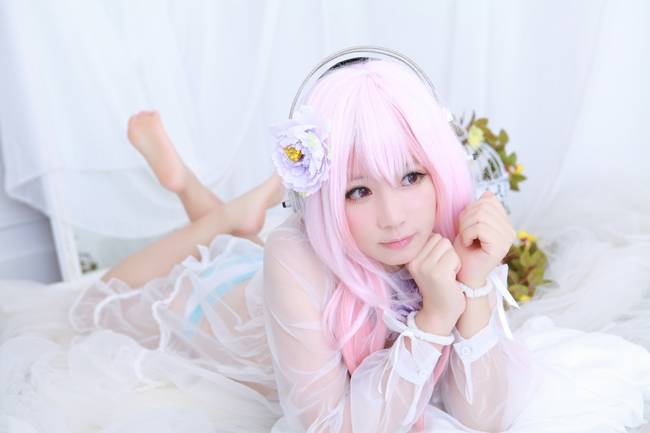 Cosplay福利/超级索尼子SUPER SONICO巨乳性感cos福利