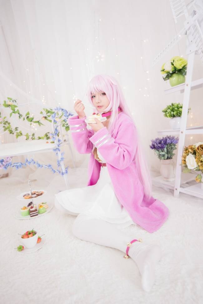 Cosplay福利/「K」 Neko雨乃雅日萝莉白丝福利COS图片
