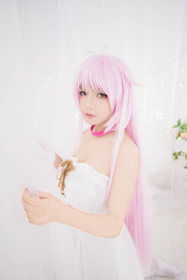 Cosplay福利/「K」 Neko雨乃雅日萝莉白丝福利COS图片