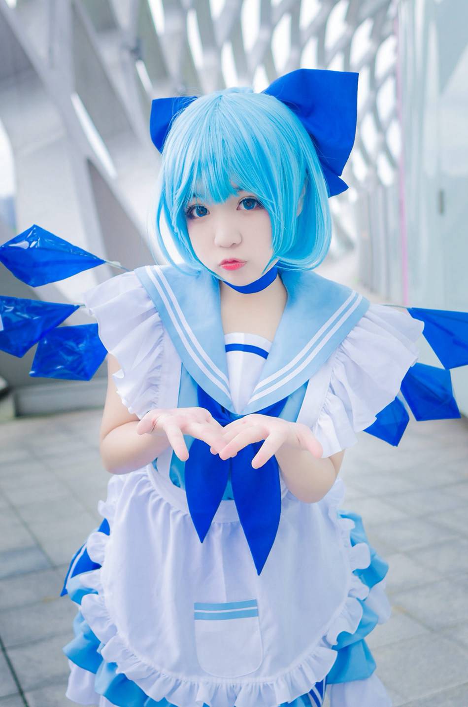 Cosplay福利/《罪恶王冠》楪祈白丝Cosplay图集